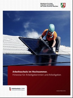 Vorschaubild Vorschaubild 1: Arbeitsschutz im Hochsommer.