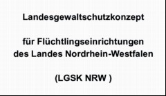 Vorschaubild Vorschaubild 3: Landesgewaltschutzgesetz für Flüchtlingseinrichtungen des Landes Nordrhein-Westfalen