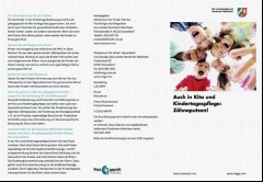 Vorschaubild Vorschaubild 1: Auch in Kita und Kindertagespflege: Zähneputzen!