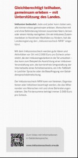 Vorschaubild Vorschaubild 3: Inklusionsscheck NRW.