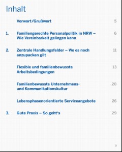 Vorschaubild Vorschaubild 3: Familiengerechte PersonalpolitikGute Praxis nordrhein-westfälischer Unternehmen