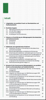Vorschaubild 2: Handreichung zum Erwerb der Fachhochschulreife in den Fachklassen des dualen Systems (Doppelqualifikation)