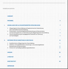 Vorschaubild Vorschaubild 2: Alltagsintegrierte Sprachbildung und Beobachtung im Elementarbereich - Grundlagen für Nordrhein-Westfalen