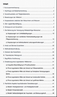 Vorschaubild 3: Gutachten: Privat organisierte Pflege in NRW: Ausländische Haushalts- und Betreuungskräfte in Familien mit Pflegebedarf