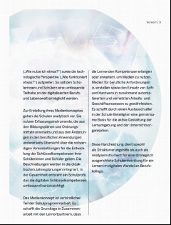 Vorschaubild Vorschaubild 3: Handreichung zur Erstellung eines Medienkonzepts für Berufskollegs in Nordrhein-Westfalen