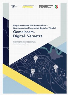 Vorschaubild 1: Bürger vernetzen Nachbarschaften - Quartiersentwicklung nutzt digitalen Wandel
Gemeinsam. Digital.Vernetzt