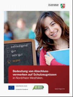 Vorschaubild 1: Bedeutung von Abschlussvermerken auf Schulzeugnissen in Nordrhein-Westfalen.