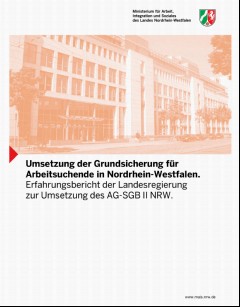 Vorschaubild 1: Umsetzung der Grundsicherung für Arbeitssuchende in Nordrhein-Westfalen.